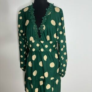 Green Polka Dot Dress
